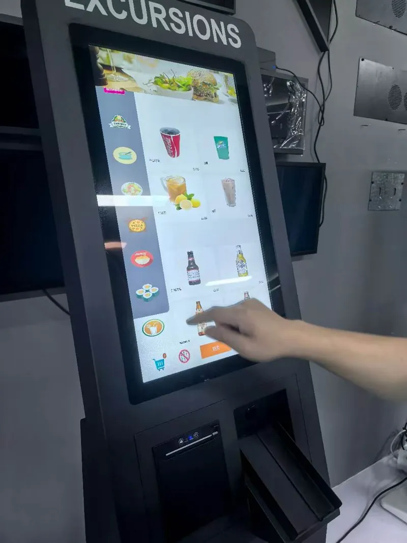 Self-service app screen